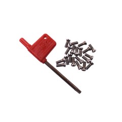 20pcs M3.5x10mm Alloy Steel Torx Screws For Replaces Carbide Insert CNC Lathe