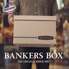 Bankers Box Basic Duty Letter/Legal File Storage Box with Lids, 10 Pack, White C