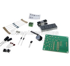 AT89C2051 Digital 4 Bits Electronic Clock Electronic Production Suite DIY Kit
