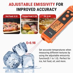 TempPro TP420 2-in-1 Instant Read Thermometer for Cooking, Infrared with Meat