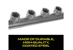3/4 In. X 3/4 In. X (4) 1/2 In. CSST FIPT Stainless Steel Manifold