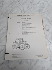 MASSEY FERGUSON MF 300 SERIES TRACTOR REPAIR TIME SCHEDULE 1856 892 M1 MANUAL