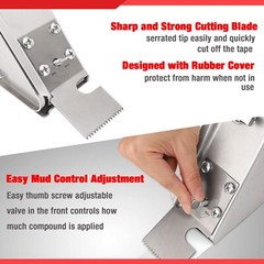 Goldblatt Banjo-Dry Tape Sets w/10″ Blue Steel Taping Knife Drywall Taping Tools