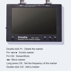SV4401A VNA Vector Network Analyzer 7 Inch Touch LCD 50KHz-4.4GHz