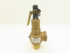 Kunkle 6010FFM01-LM Pressure Relief Safety Valve 1-1/4″ Male NPT Set 20psi Brass