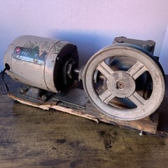 2 Vintage Motor Combo – Montgomery Ward ProCraft 1/4 HP + Janette Electric SL133