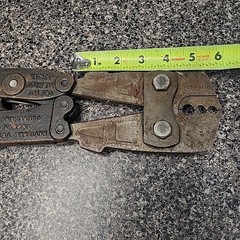 Vintage NICOPRESS 63V-XPM Hand Swaging Tool 63VXPM National Telephone Supply Co.