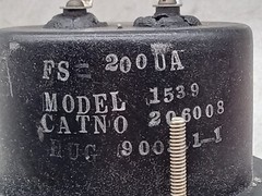 QTY 2 Weston Volt Meter Model 1539 FS=200UA / -3 + 15 VOLT / -1 + 6 AMPS /