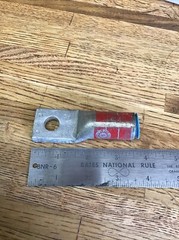 Burndy S/12 . 250 MCM Copper / Aluminum Compression Lug With 1 , 1/2”Hole