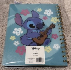 Lilo + Stitch Journal Soft Plastic Cover with Tabs Gift Idea Aloha 96 Ruled Page