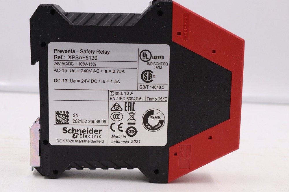 Schneider Electric XPSAF5130 Safety Relay MADE IN INDONESIA