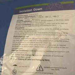 Disposable Medical Isolation Gowns AAMI Level 3 New Size MEDIUM 10/20/50