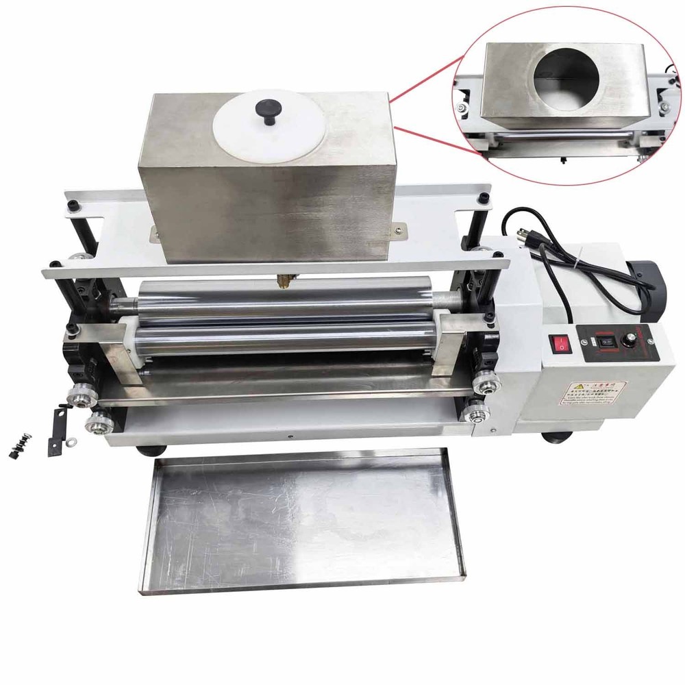 Double-Sided Automatic Glue Coating Machine Sheet Gluing Machine Steel Roller