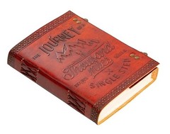 Handmade Leather Journal–5x7Sketchbook,200 Unlined Pages|B1G1 Free+Free Shipping