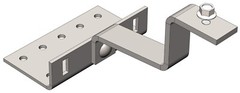 Magerack Top Mount Tile Hook Bracket w Flashing Solar Panel PV Module Mounting