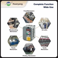 Huanyang VFD 220V 2.2kW 3HP Vector Control Inverter CNC single phase to 3 phase