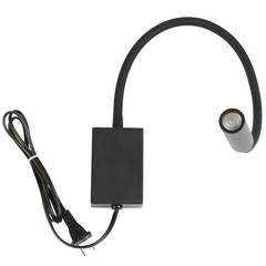 Wall mount LED reading light gooseneck adjustable natural white + plug in play