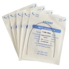 AZDENT Dental Orthodontic TMA Molybdenum Beta Titanium Alloy Arch Wire All Size