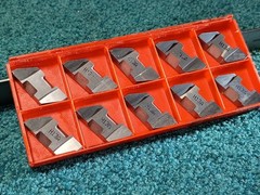 (10) Sandvik Coromant Carbide Grooving Insert TLGP-4250L H13A K20