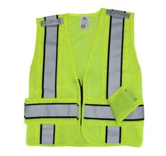 High Visibility Reflective Duty Safety Vests Plain and ID (Security)