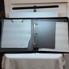 United States Postal Service (USPS) Top Grain 1 1/2″ Zippered Binder w/ Handles