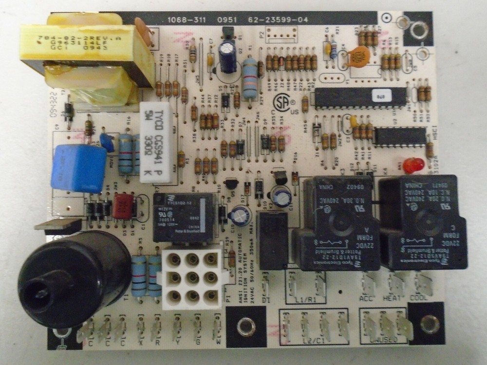 Rheem/Ruud 62-23599-04 Furnace Circuit Board; 1068-83-3102A;”USED”