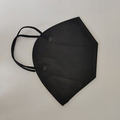 50/100Pcs Black KN95 Face Mask 5 Layer BFE 95% Disposable Respirator