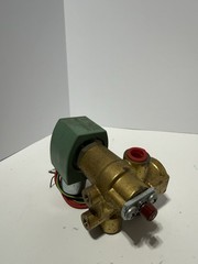 1/4” ASCO Brass 8321G001MO Solenoid Valve 120/60 3W NC NEW OPEN BOX