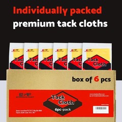 Painter’s Tack Cloth 6 pack Paint Woodworking Sticky Tac Rag 18″x36″ Clean Dust
