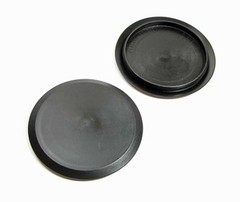 2 Pack Brand NEW Genuine Niagara Flexible 2-1/2″ Black Plastic Hole Plugs S1419