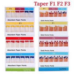 Dental Endodontic Root Canal Absorbent Paper Points/Gutta Percha Points #15-40