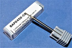 Harvey Tool 1.143mm(0.045″) Dia. 3 flute 7.8mm (.307″) LOC 3mm Shank 3Pcs Lot