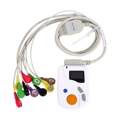 24 Hours Dynamic ECG Systems 12 Channel EKG Monitor ECG holter Recorder Software