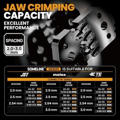 Crimp Tool Connector Kit, JST-XH 2.5mm/Du Pont 2.54mm Connector Set, 21 Types