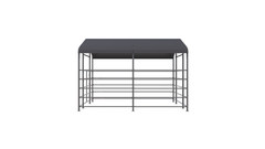 Free ship 13x13ft Galvanized Metal Livestock Shelter Heavy-Duty Cattle Shed US