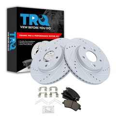 TRQ Front Brake Pad & Rotor Set for 2012-2017 Hyundai Accent Kia Rio