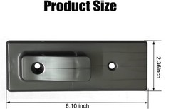 Wall Mount Hanger Hook Compatible with Shark HV300 HV301 1.89 inches, Black
