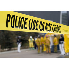 Presco 3 Mil Barricade Tape: 3 in. x 1000 ft. (POLICE LINE DO NOT CROSS)