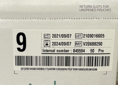1 Box Gammex NovaPlus Non-Latex PI Textured Surgical Glove Size: 9 Exp 9/24