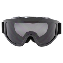 Birdz Vulture Padded Motorcycle Safety Goggles for Men Black Frame w/ Smoke