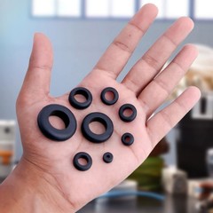 125PCS/Set Rubber Grommet Firewall Hole Plug Electrical Wire Gasket Assortment