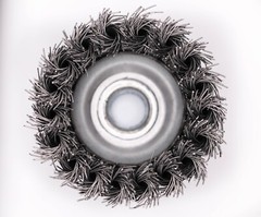8 Pack Wire Cup Brush 4 Inch (4”) Twisted Knotted For Angle Grinder With 5/8″-11