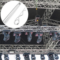 Conical Coupler Pins with R-Clip for Stage Lights Truss, 30 Sets Carbon Steel Hi