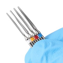Limas y Brocas Endodónticas Dentales para Postes de Fibra, Limas Tipo F, 32 mm,