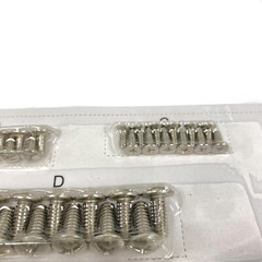 Phillips Drive Pan and Flat Head Screws Bolts, Washers Set, 81 Pcs