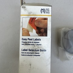 Brady BMP21-Plus M21-375-499 Black On White Nylon Labels 3/8″ x16′ NEW OPEN BOX