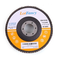 20x 4.5″ 4-1/2 Flap Discs 40 60 80 120 Grit Sanding Grinding Wheels Assorted T27