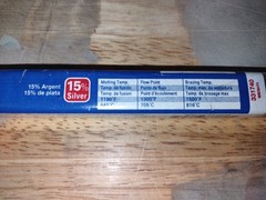 Worthington Lenox Brazing silver 15% 28 rods 1lb HVAC BCUP-5 SIL-FOS Stay-Silv