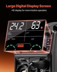 VEVOR Pro MIG Welder 200A Pluse Mig Welding Machine 5-in-1 Synergic Welder