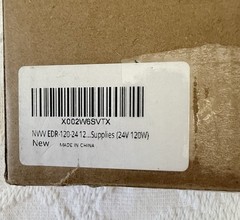 New NVVV EDR-120-24 DIN Rail Power Supply 24V 5A 120W Switching AC/DC NOS